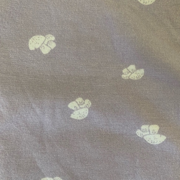 pacsun purple tank top with white mushroom details. - Picture 3 of 3